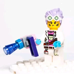 LEGO Minifigura Lateral Oculto: J.B. Watt Científico - Sonríe Molesto (hs002) Autobús de Laboratorio - Imagen 1 de 6