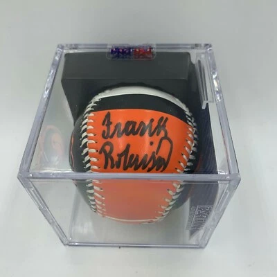 Frank Robinson Signed Baltimore Orioles Baseball PSA DNA Graded Gem Mint 10 - Image 1 of 4