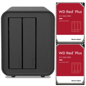 TerraMaster F2-212 2-Bay NAS with 8TB (2x4TB) WD Red Plus NAS Drives - Picture 1 of 2