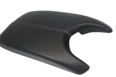 Кожаный чехол крышка подлокотника консоли для Cadillac ATS 2013-2019 серая строчка - Изображение 1 из 4