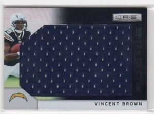 Tarjeta camiseta de Vincent Brown (RC)/50 Panini 2011 de novatos y estrellas - Imagen 1 de 2
