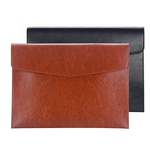 Enyuwlcm PU Leather A4 File Folder Document Holder Envelope Folder Case with ... - Picture 1 of 7