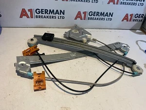 GENUINE 03-12 AUDI S3 A3 8P DRIVER FRONT WINDOW REGULATOR 3 DOOR 8P3837462 - Picture 1 of 2