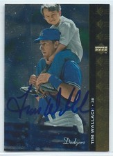 Tim Wallach signed 1994 Upper Deck card Los Angeles Dodgers autograph #81