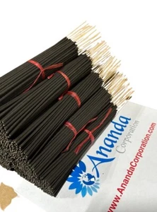 UNSCENTED Incense Sticks 11" Bulk - 100% CHARCOAL Black Joss Punk "No Scent" - Picture 1 of 3