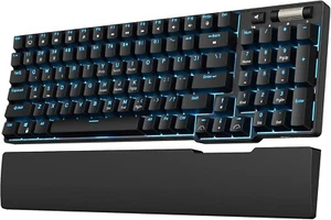 RK96 90% 96 Keys BT5.0/2.4G/USB-C Hot Swappable Wireless Mechanical Keyboard - Picture 1 of 8