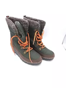 Stivali invernali donna Nautica Branwen verde marrone arancione zeppa tacco 8 - Foto 1 di 12