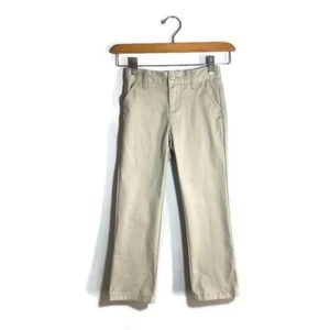 Cat and Jack Girls Khaki Straight Leg Pants with Pockets Size 5 - Picture 1 of 5