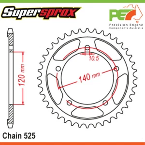 Nuevo * Supersprox * Piñón trasero para SUZUKI DL1000XT V-STROM 1000cc - Imagen 1 de 4