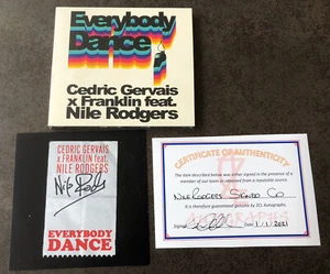 Signierte Nile Rodgers CD Single mit Echtheitszertifikat (Everybody Dance) - Bild 1 von 5
