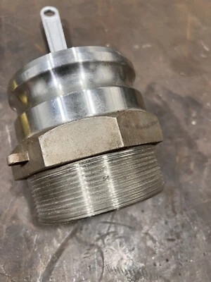 "Adaptador macho CamLock tipo F 304 accesorio de manguera de acero inoxidable de 4""" Foto 1 de 4