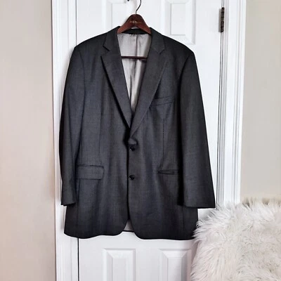 Paul Stuart Stuart III Wool Blazer Sport Coat Suit Jacket 44 L Men’s gray  - Image 1 of 4