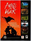 Anuncio impreso de página completa Hogs of War para Playstation PS1 juego Hogs of War julio de 2000