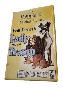 IMÁN NEVERA WALT DISNEY WORLD DAMA Y EL VAGABUNDO SU PELÍCULA MÁS FELIZ - Imagen 1 de 6
