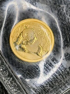 1/20 Oz Solid 24ct Gold Panda Coins 2015 999.9 Fine Bullion Sealed Mint 20 Yuan - Picture 1 of 10