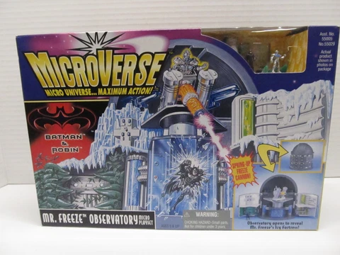 Kenner MicroVerse Mr. Freeze Observatory Micro Playset Batman & Robin 1997 NIB Cover