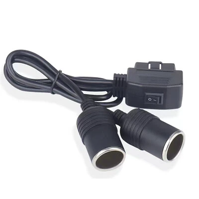 1/2-Wege Universal 16-Pin OBD2 Auto Zigarettenanzünder Sockel Ladegerät Netzteil - Bild 1 von 4