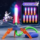 Plastic Rocket Launcher Foot Pump Stomp Rocket Toy Fun   Kids