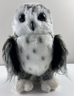 Плюшевая игрушка-сова Crescent Silver — мягкое животное Douglas The Cuddle 9 дюймов 2016 No3837 - Изображение 1 из 4