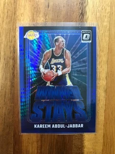 Kareem Abdul - 2024-25 Panini Donruss Optic /175 Winner Stays Prizm Blue Hyper #1 - Bild 1 von 2