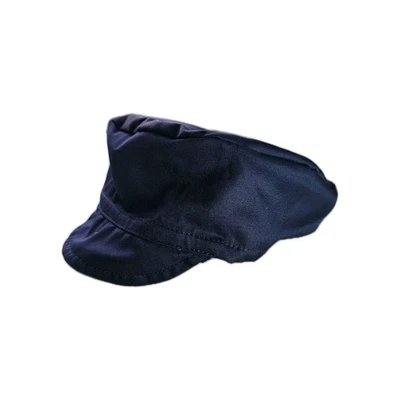 Navy Blue Pork Pie Cap Food Hygiene Cap, Bakers Hat, Cooks Hat - Image 1 of 4