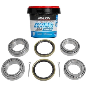 Front Wheel Bearing Kits + Nulon HTBG Grease for Isuzu D-Max TFR85 TFS85 2008~20 - Picture 1 of 1