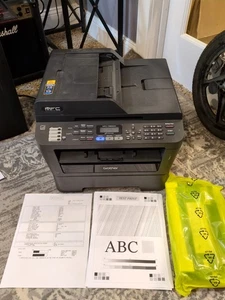 Brother MFC-7860DW Wireless Printer Copier Scanner Fax 7285 Pages w/ Extra Toner - Picture 1 of 16