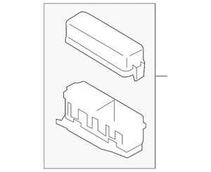 Genuine Mazda Relay Box TD12-66-750 - Picture 1 of 2