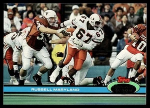 Stadium Club #231 Russell Maryland Super Bowl XXVI 1991 - Imagen 1 de 2