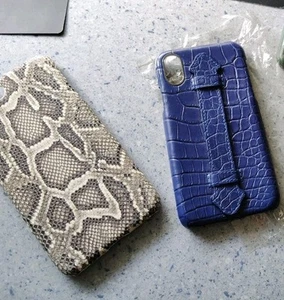 Smartphone CASE in Luxuous Python Leather. PROMO 50% - Photo 1 sur 5