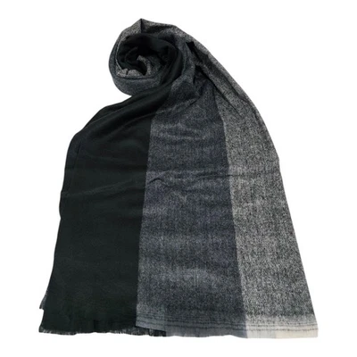 Sciarpa Uomo Ragazzo Coveri Pashmina 190x70 Sfrangiata Coprispalle Poliestere - Immagine 1 di 4