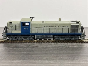 ALCO Models HO Brass D-121 RSD 4/5 Switcher Locomotive Wyoming & La Grande #374 - Picture 1 of 13