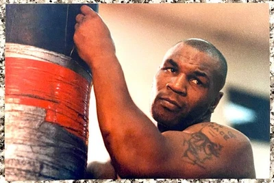 1990's Mike Tyson "Quiet Before the Storm" Type 1 Original Photo - Image 1 of 2