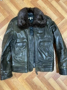 BALENCIAGA sizeM Rider'S Jacket Leather - Picture 1 of 7