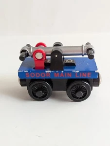 Thomas The Train Wooden Railway SODOR MAIN LINE HAND CAR Learning Curve 2003 - Picture 1 of 7