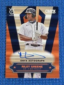 Riley Greene 2022 Onyx Premium Silver Foil Auto 93/295 #OP-RG Tigers - Picture 1 of 2