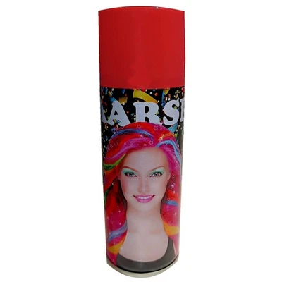 225ml Metallic Haarspray ROT Colorspray bunte Haarfarbe Karneval auswaschbar - Bild 1 von 2
