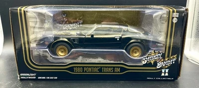Greenlight Hollywood Smokey Bandit II 1980 Pontiac Trans Am Muscle Car 1/24 D4 - Image 1 of 4