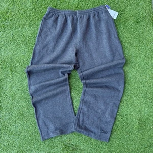 Neu mit Etikett Reebok Trek Fleece Hose Herren XL Deadstock grau Jogginghose Lounge weites Bein - Bild 1 von 7