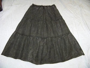 Zenana Stufen-Pull-On Rock - 2x - nie getragen - Acid Wash dunkelgrün - Bild 1 von 10