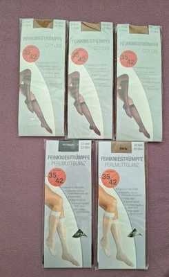 8 Paar Damen Feinkniestrümpfe 20 DEN Größe 35-42 NEU Make Up, Antrazith, Perle - Bild 1 von 4