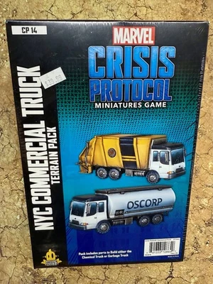 Marvel Crisis Protocol CP14 NYC Commercial Truck Terrain Pack - New & Sealed MCP - Image 1 of 4