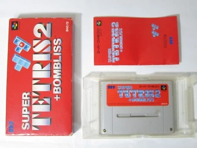Super Tetris 2 + Bombliss for Nintendo Super Famicon SFC 1992 Japanese Import - Image 1 of 4