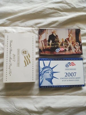 2007-S  U.S. Mint Proof Set  14 Coins - COA - In Original Box JB237 - Image 1 of 4