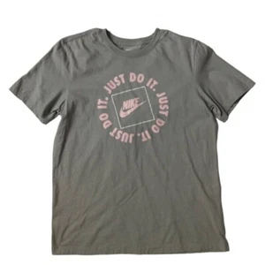 Nike Green & Pink Just Do It Graphic Print Crew Neck T-Shirt Women's  Size Mediu - Picture 1 of 8