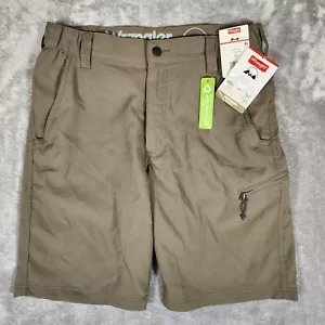 Pantalones Cortos Wrangler Performance Para Hombre Nuevos con Etiquetas Talla 46 Verde UPF 30 Clásico Flexible Cintura - Imagen 1 de 16