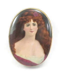Caja de baratijas de porcelana pequeña ovalada con bisagras Rossetti retrato floral de colección - Imagen 1 de 12