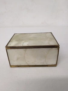 Boîte En Nacre Et Laiton - Bild 1 von 10