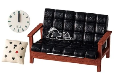 Re-Ment Miniatures Peanuts Snoopy Mono Muebles de Habitación # 2 SOFÁ RELAJANTE RARO Foto 1 de 4