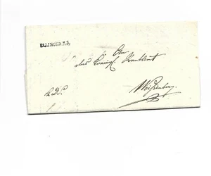 Bavaria/Ellingen. R. 3rd, L1 on KDS letter 1814 with content to Weißenburg - Picture 1 of 2